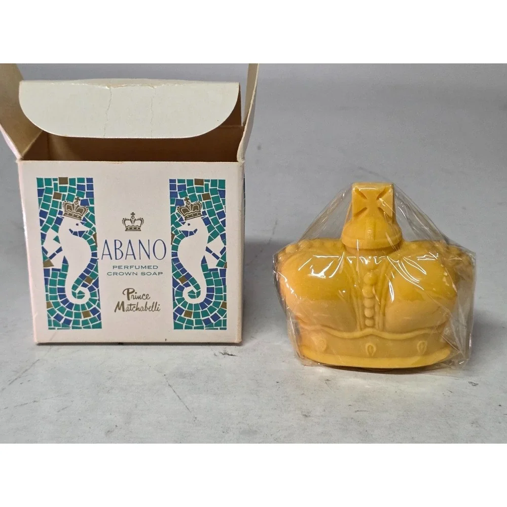 Vintage Prince Matchabelli Abano Perfumed Bath Crown Soap Rare
